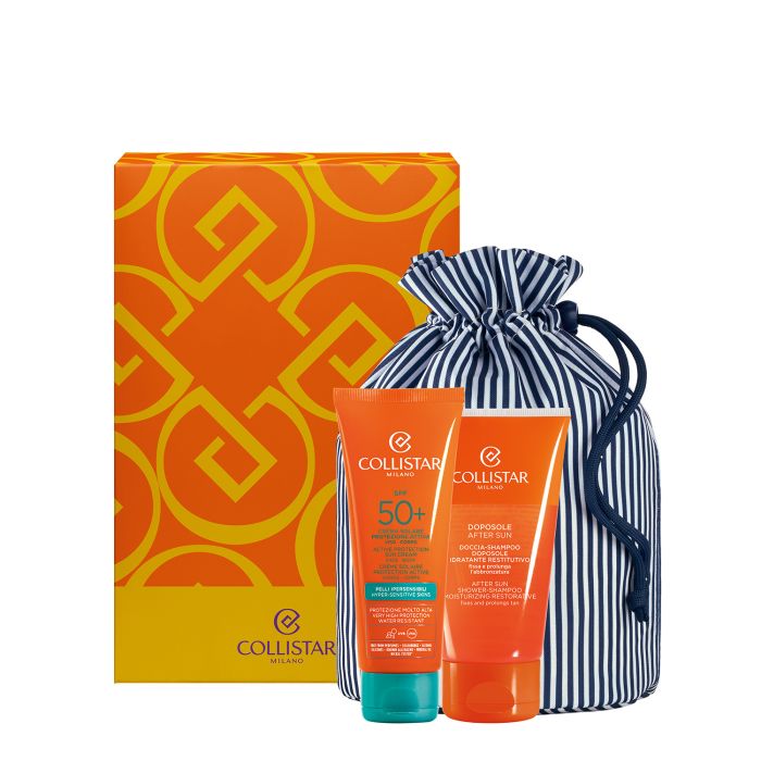 Cofanetto Crema Solare Protezione Attiva Pelli Ipersensibili SPF 50+, COLLISTAR, CLL006975700027, Immagine 1