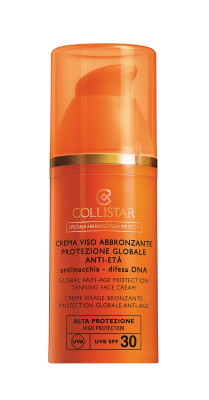 Crema Viso Abbronzante Anti-Età SPF 30