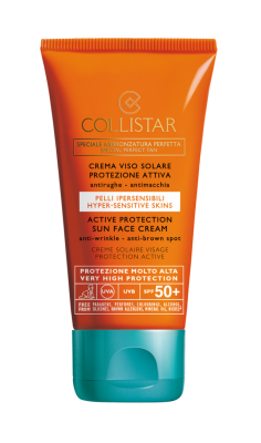 Crema Viso Solare Protezione Attiva SPF50+